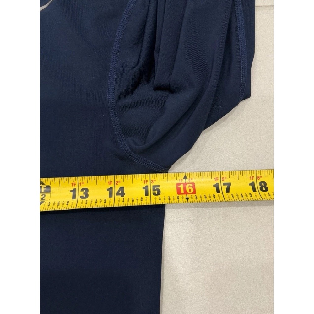 Nike Pro Tight Shirt Blue Compression Men S Athletic Base Layer Long Sleeve - Picture 7 of 8